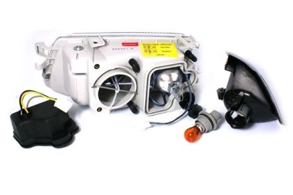 Кристални фарове Angel Eyes OPEL ASTRA F (1991-1999) - хром - Image 2