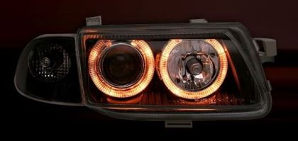 Кристални фарове Angel Eyes OPEL ASTRA F (1991-1999) - хром - Image 3