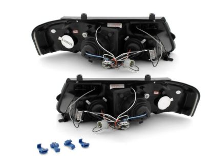 Кристални фарове Angel Eyes VW PASSAT 3B/ B5 (97-00) - черни - Image 2