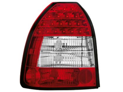 Диодни стопове HONDA CIVIC (3D) (96-01) - Червен Хром - Image 2
