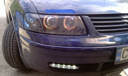 Кристални фарове Angel Eyes VW PASSAT 3B/ B5 (1997-2000) - черни - Image 3