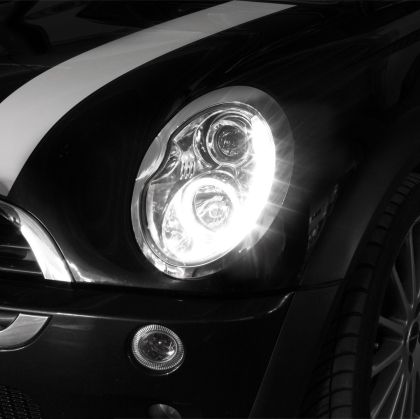 Кристални фарове DAYLINE MINI (02-04) - хром - Image 2