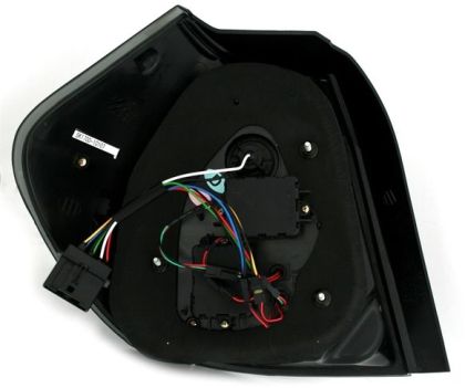 Диодни стопове със светловоди BMW E87 (2004-2007) - черни - Image 3