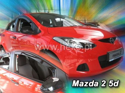 Ветробрани за MAZDA 2 (2009-2014) 5 врати - 4бр. предни и задни - Image 2
