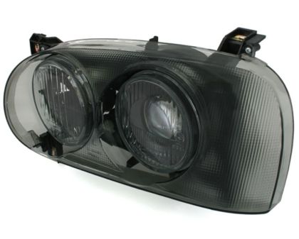 Кристални фарове с лупи за Golf 3 - МК2 Дизайн опушени - Image 3