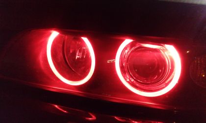 Ангелски Очи CCFL за BMW E36 / E38 / E39 - Червен цвят - Image 2