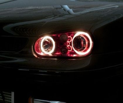 Ангелски Очи CCFL за BMW E30 / E34 - Червен цвят - Image 2