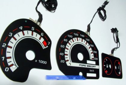 Плазмени циферблати за FORD ESCORT MK5 / MK6 син - Image 2