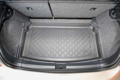 Гумирана стелка за багажник за VW Polo VI (2017+) - Кората на багажника в долно положение - Image 3