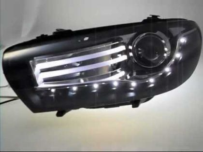 Кристални фарове с диоди VW SCIROCCO (2008-2014) - черни - Image 2