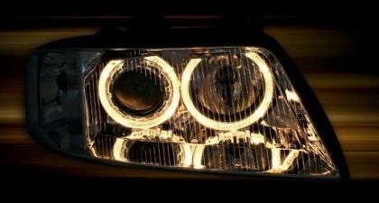 Кристални фарове AUDI A6 (1997-2000) за фабричен ксенон - хром - Image 3