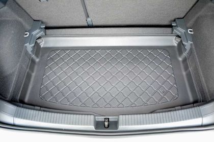 Гумирана стелка за багажник за Volkswagen T-Cross (2019+) lower boot; adjustable boot floor in the lowest position - Image 3