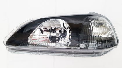 Кристални фарове за Honda Civic (1996-1998) - черни JDM - Image 3