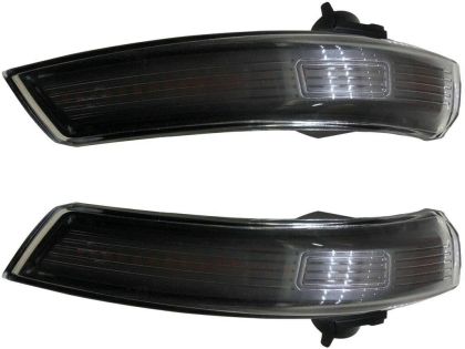 Диодни бягащи мигачи за огледала за Ford Focus (2008-2016) / (Fiesta 2008-2017) / Mondeo (2010-2014) - опушени - Image 2