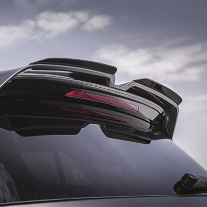 Спойлер антикрило universal / Addition to Volkswagen Golf 6 (2008-2013) Otr Style - 2бр. Добавки - черен гланц