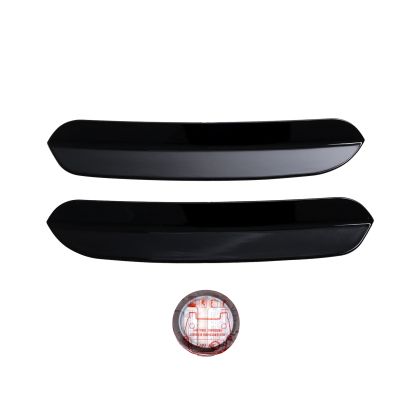 Спойлер антикрило universal / Addition to Volkswagen Golf 6 (2008-2013) Otr Style - 2бр. Добавки - черен гланц