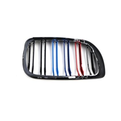 Решетки за BMW E46 седан, комби (2001+) - двойни с три цвята - Image 3