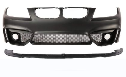 Предна броня за BMW E92 (2005-2009) - M4 дизайн с добавка и отвори за халогени - Image 2