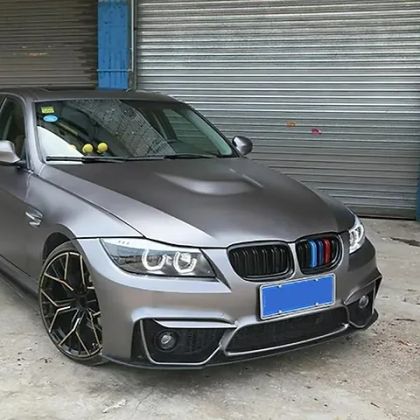 Предна броня за BMW E92 (2005-2009) - M4 дизайн с добавка и отвори за халогени - Image 3