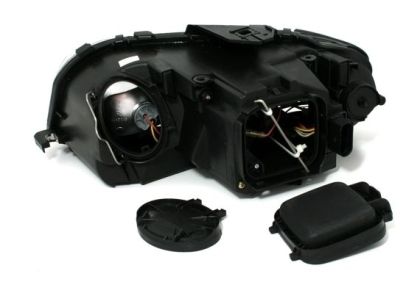 Кристални фарове за Audi A3 Dayline (2003-2008) - черни - Image 2