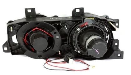Кристални фарове за BMW E32 / E34 (89-95) - черни - Image 2