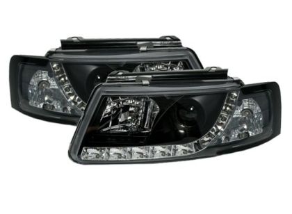 Кристални фарове Dayline VW PASSAT 3B/ B5 (97-00) - черни