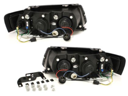 Кристални фарове Dayline VW PASSAT 3B/ B5 (97-00) - черни - Image 2