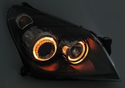 Кристални фарове за Opel Astra Н (2004-2009) - хром - Image 3