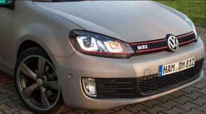 Тунинг фарове за VW GOLF 6 - GOLF 7 Design с червена лайсна - Image 2
