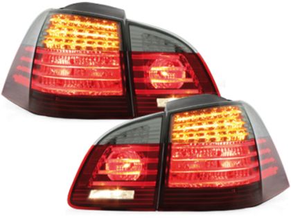 Диодни стопове за BMW E61 (2003-2007) - опушен диоден мигач - Image 3