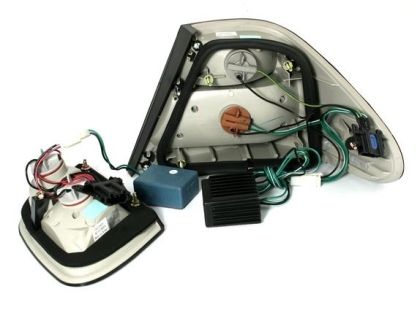 Диодни стопове за Mercedes CLK W208 (97-02) - опушени - Image 3