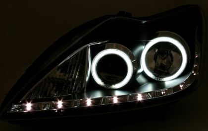 Кристални фарове FORD FOCUS (08-11) - хром - Image 3