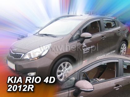 Ветробрани за KIA RIO (1999-2005) 5 врати - 4бр. предни и задни - Image 2