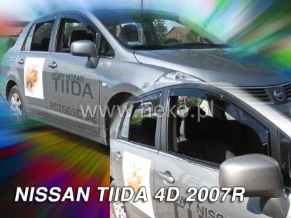 Ветробрани за NISSAN TIIDA (2007+) Sedan - 4бр. предни и задни - Image 2