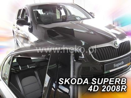 Ветробрани за SKODA SUPERB (2008-2015) Sedan - 4бр. предни и задни - Image 2