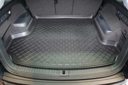 Гумирана стелка за багажник за Skoda Kodiaq (2017+) 7 seats; third row pulled down - Image 2