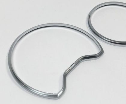 Рингове за табло за Mercedes W202 (96-01) / W208 CLK (97-02) / W210 (95-99) - Silver - Image 2