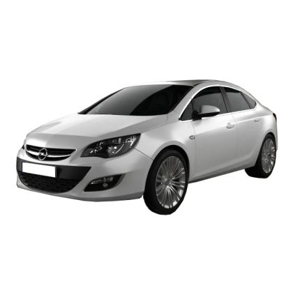 Гумирана стелка за багажник за Opel Astra J (2012+) Sedan with a mini tyre - Image 2