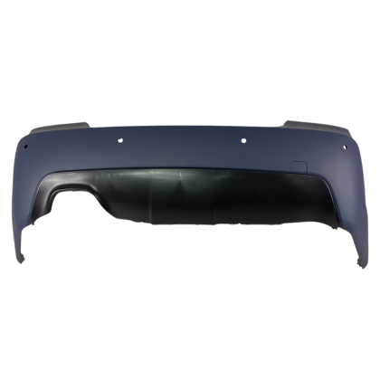 Задна броня за BMW E60 sedan (2003-2007) - M-Tech дизайн с отвори за парктроник 24mm грундирана