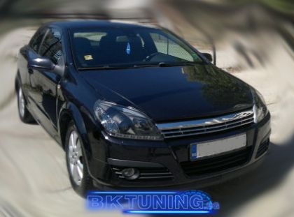 Кристални фарове за Opel Astra Н (2004-2009) - черни - Image 3