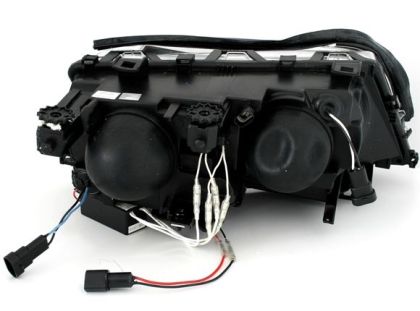 Кристални фарове за BMW E46 седан (2001-2005) - черни с CCFL - Image 3