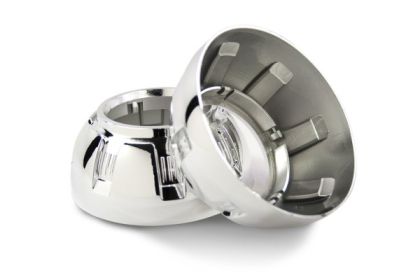 Капачка за лупи 2.5" Alien Design, кръгла хром D=13cm - Image 3