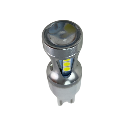 Лед крушка тип Т10 с 18 SMD 3030 лупа Canbus - Image 3