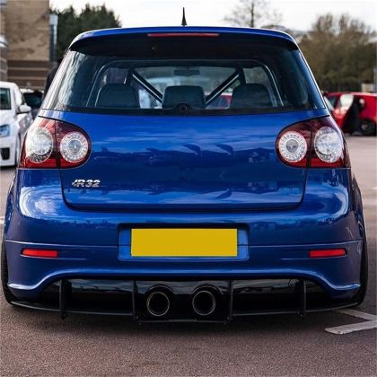 Дифузер за задна броня за Volkswagen Golf 5 R32 Blade - черен гланц - Image 2