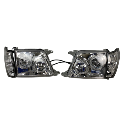 Кристални Фарове TOYOTA LAND CRUISER FJ90 (1996-2003) - хром - Image 2