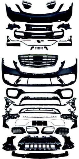 Боди кит Mercedes S-Class W222 (2017-2020) - S63 дизайн