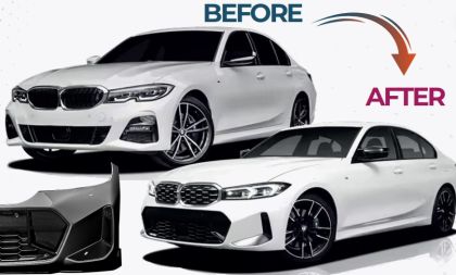 Боди кит М пакет за BMW G20 (2019-2021) - M-Tech дизайн конверсия към G20 facelift LCI Design (2022+) - Image 2